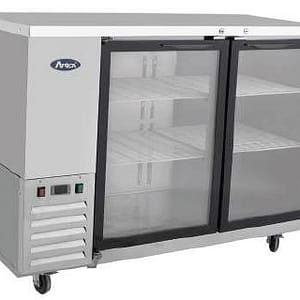 Atosa MBB48G 2 Glass Door Back Bar Fridge - 1200mm