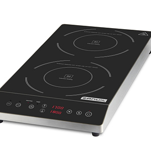 Anvil ICD3500 Double Induction Cooker with Dual 225mm Plates and Touch Controls