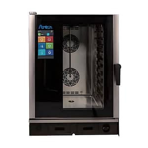 Atosa EPC-1011E2 Electric Combi Oven showcasing touchscreen controls & 10-tray capacity, ideal for gastronomy kitchens.