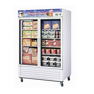 Turbo Air FRS-1250F Elite Display Series 2-Door Upright Glass Door Freezer – 1250L Capacity