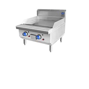 CookRite 600mm LPG benchtop hotplate with 2 burners – AT80G6G-C-LPG