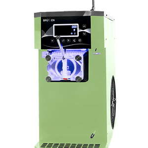 Premium air mix pump soft serve machine with high overrun (40%-80%) for creamy textures.