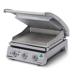 Roband GSA610S Smooth Plate Grill Station – 6 Slice, 10A Plug