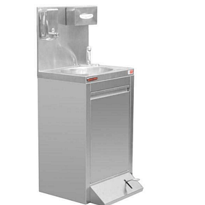 Kitchen Knock JTSCG-5040 Stainless Freestanding Foot Control Hand Basin