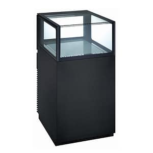Anvil DSD0001 Single Drawer Showcase - Stylish 97L Chocolate Display Cabinet.