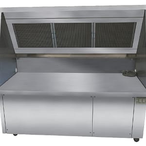 Commercial Ductless Exhaust Hood - 1500mm - Powerful & Efficient DH1500-750