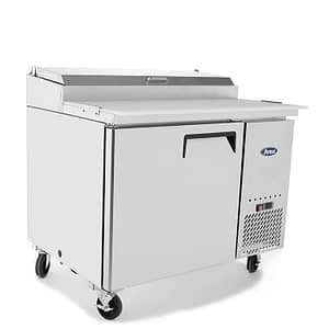 Atosa MPF8201 Single Door Pizza Prep Table Fridge – Compact 1117mm