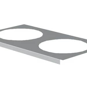 Woodson Single Hob Cover W.PH1 for Round Pots on Commercial Bain Marie