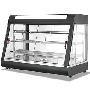 Efficient Warm Food Display with Front and Rear Sliding Doors - 1200mm, Model 402295