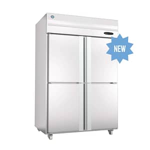 Hoshizaki HF-127-4D Upright Freezer – Split Door, 1,119L Capacity, Stainless Steel Design