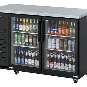 Turbo Air TBB-2SGD Glass Door Back Bar Cooler – Sleek, Efficient Beverage Storage