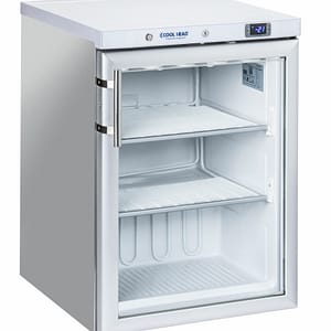 Anvil FBFG2204 Undercounter Freezer with Triple-Glazed Glass Door and Stainless Steel Finish