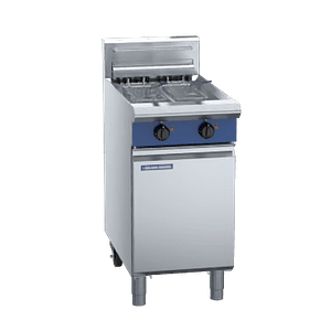 Blue Seal E44 – 450mm Twin Pan Electric Fryer with Mechanical Controls