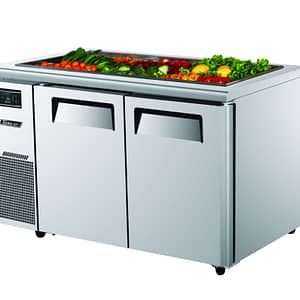 Turbo Air KSR12-2 2 Door Salad Side Prep Table Buffet Fridge – 309L