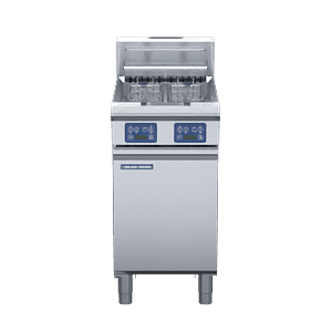Blue Seal E44E – 450mm Twin Pan Electric Fryer with Digital Controls