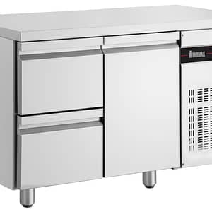 Inomak UBD2000 Under Bar Drawer Fridge with 1 Door and 2 Drawers – Stainless Steel 1345mm