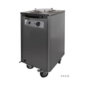 Elementry DR-1E Single Mobile Plate Lowerator Warmer for 30cm Plates