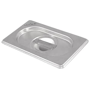 Vogue DN741 stainless steel gastronorm pan lid 2/3 GN with centre handle – Australia