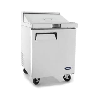 Atosa MSF8301 Stainless Steel Sandwich Prep Table Fridge - 1 Door, 698mm