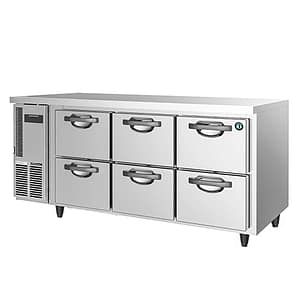 Hoshizaki RTC-167DEA-GN-6D 6-drawer underbench refrigerator 404L stainless steel – Australia