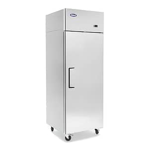 Atosa YBF9207 Single Door Upright Freezer, 410L, Top Mounted, Stainless Steel