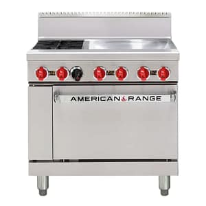 American Range AAR.2B.24G 36” Oven Range - 2-Burner Heavy-Duty Cooking