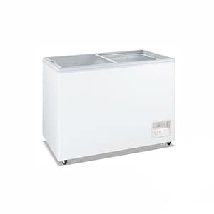 Thermaster WD-620F 620L heavy-duty chest freezer with curved glass sliding lids