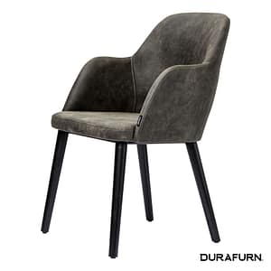 Premium Charcoal Furnlink Sorbet Chair with Durable Black Legs