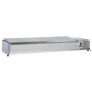 Anvil VRX1800S Stainless Steel Lid Refrigerated Ingredient Well with 8×1/3 GN Capacity
