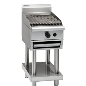 Waldorf CH8450G-LS gas chargrill with heavy-duty grates and 48MJ burner, ideal for commercial kitchens