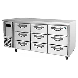 Hoshizaki RTC-167DEA-GN-9D 9-drawer underbench refrigerator 404L stainless steel – Australia