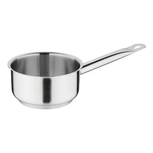 Vogue M922 stainless steel saucepan 140mm 900ml induction compatible with pouring lip and welded handle – Australia