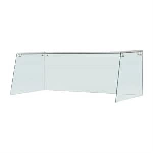 Straight Glass Sneeze Guard Assembly for 3 Door Counter UA018-A