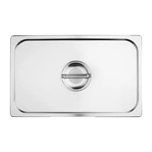 Vogue DN735 stainless steel gastronorm pan lid 1/1 GN with centre handle – Australia
