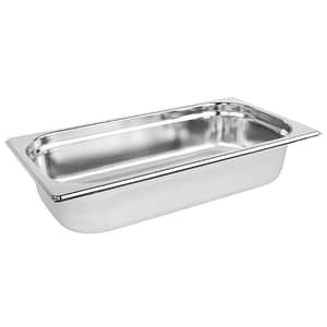 Vogue DN719 stainless steel gastronorm tray 1/3 size 65mm deep, 2.5L capacity – Australia