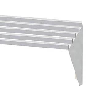 Kitchen Knock 415897 1800mm Stainless Steel Wall Shelf with Square Tube Frame
