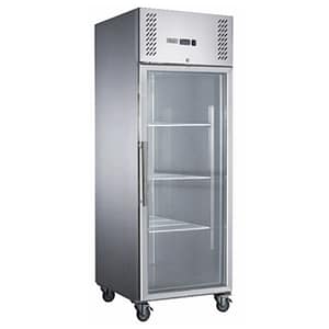 FED-X XURC600G1V Glass Door Upright Fridge – 600L Stainless Australia