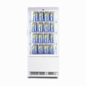 alt="Bromic CT0080G4W-NR - 78L White Countertop Display Fridge"