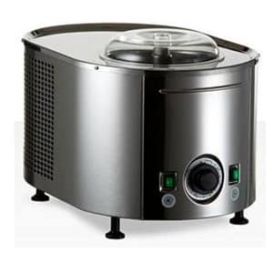 Musso IMM0001 L1 Mini ice cream machine stainless steel gelato maker 0.75 L 200 W – front view, Italy, Australia