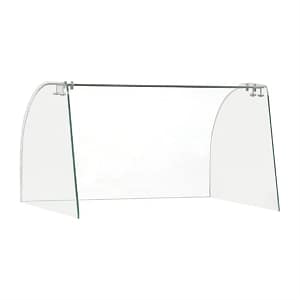 Curved Glass Sneeze Guard Assembly for CT393-A