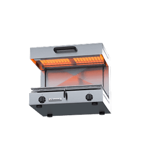 Waldorf SN8100E Electric Salamander showcasing adjustable grill height, ideal for commercial kitchens