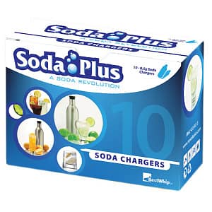 Best Whip CGB9999 Soda Chargers – 10-Pack CO₂ Bulbs for Sparkling Water and Carbonated Drinks