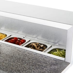 Atosa ESL3801 900mm 2-Door Saladette Fridge