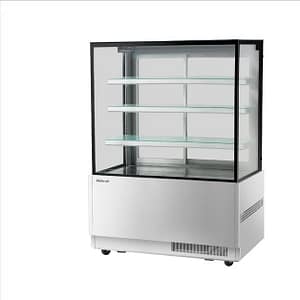 Turbo Air TBP1200-3 cake display fridge, 620L, 1200mm wide with heated glass, LED shelves, digital control – Australia