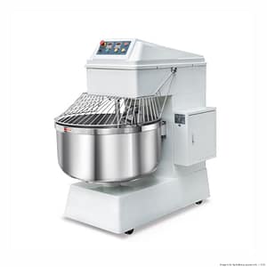 Yasaki FS200M heavy-duty spiral mixer 200L with dual motors, 7.5kW power and stainless bowl – Australia