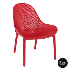 Furnlink Siesta Sky Lounge Chair – Red