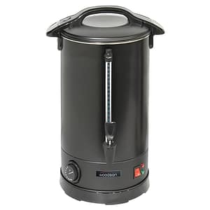 Woodson W.URN20B 20L Hot Water Urn – Matte Black Finish with Thermostat