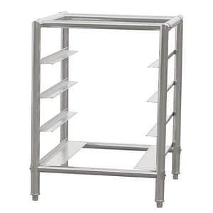 Kitchen Knock 631192 stainless steel dishwasher basket rack, 600 × 600 × 850mm – front view, Australia