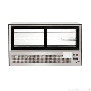 Bonvue Counter top square 2 Shelves Glass cold food display - GN-1200RT