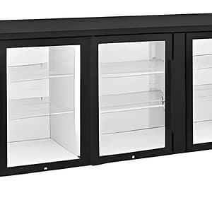 Anvil BBZ0400 Four Door Glass Backbar Fridge 670L – Perfect for Bars & Hotels